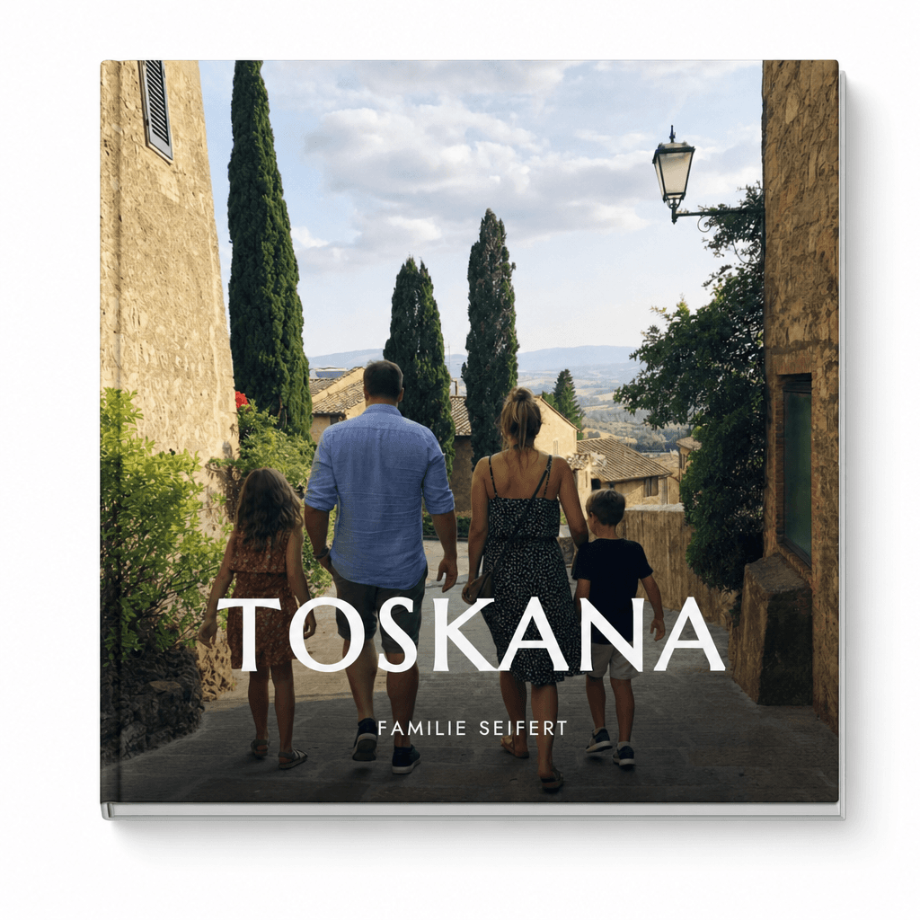 Toskana — Fotobuch, 21 × 21 cm