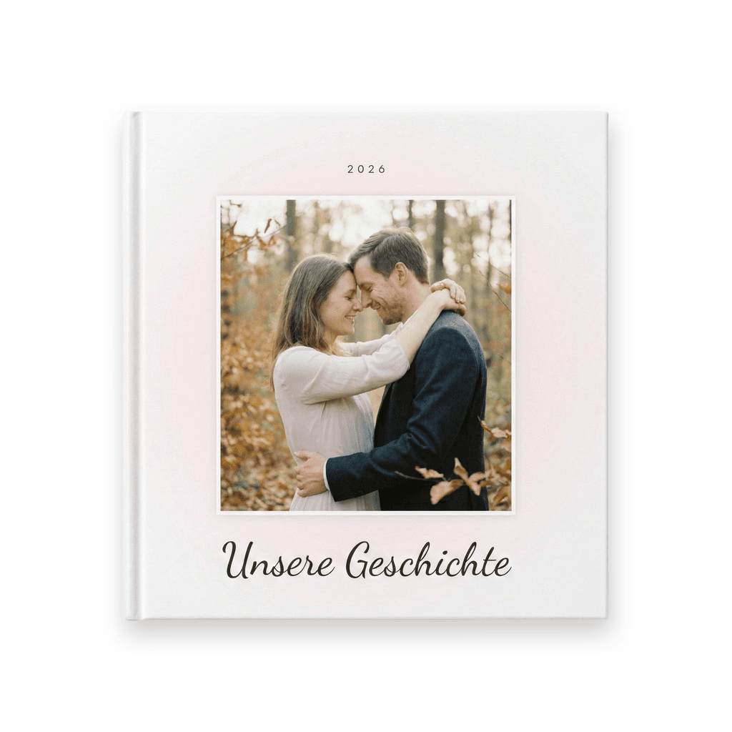 Unsere Geschichte — Fotobuch, 21 × 21 cm