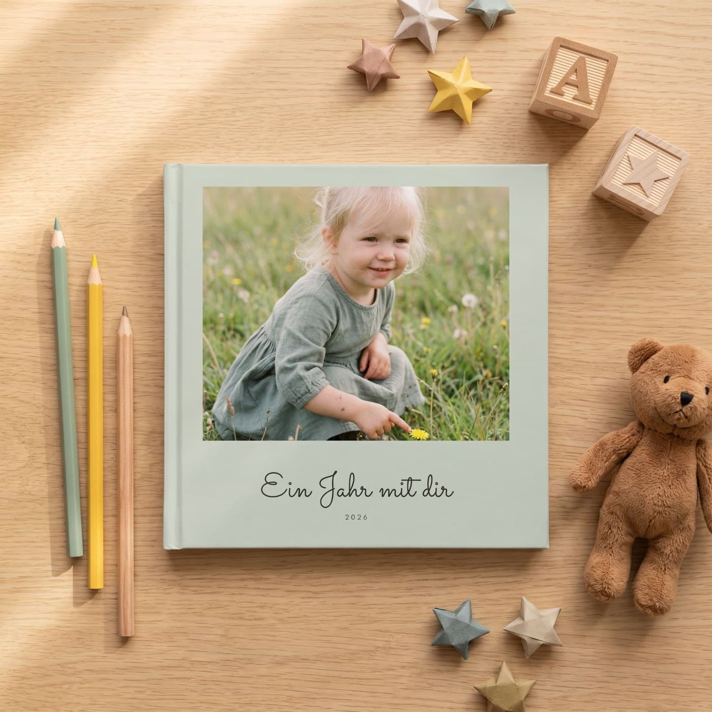 Ein Jahr mit dir — Fotobuch, 21 × 21 cm