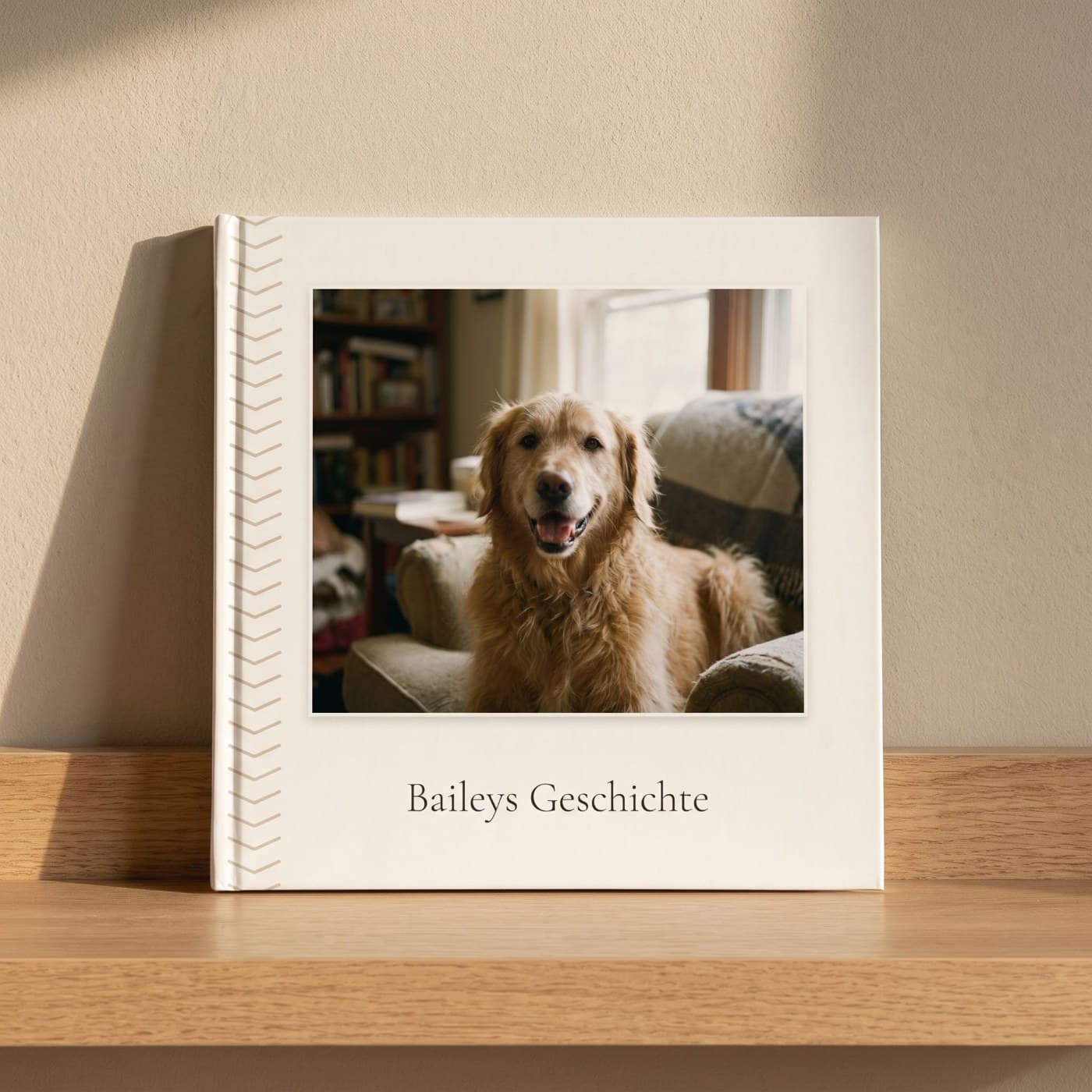 Das fertig gedruckte Fotobuch „Haustierbuch"