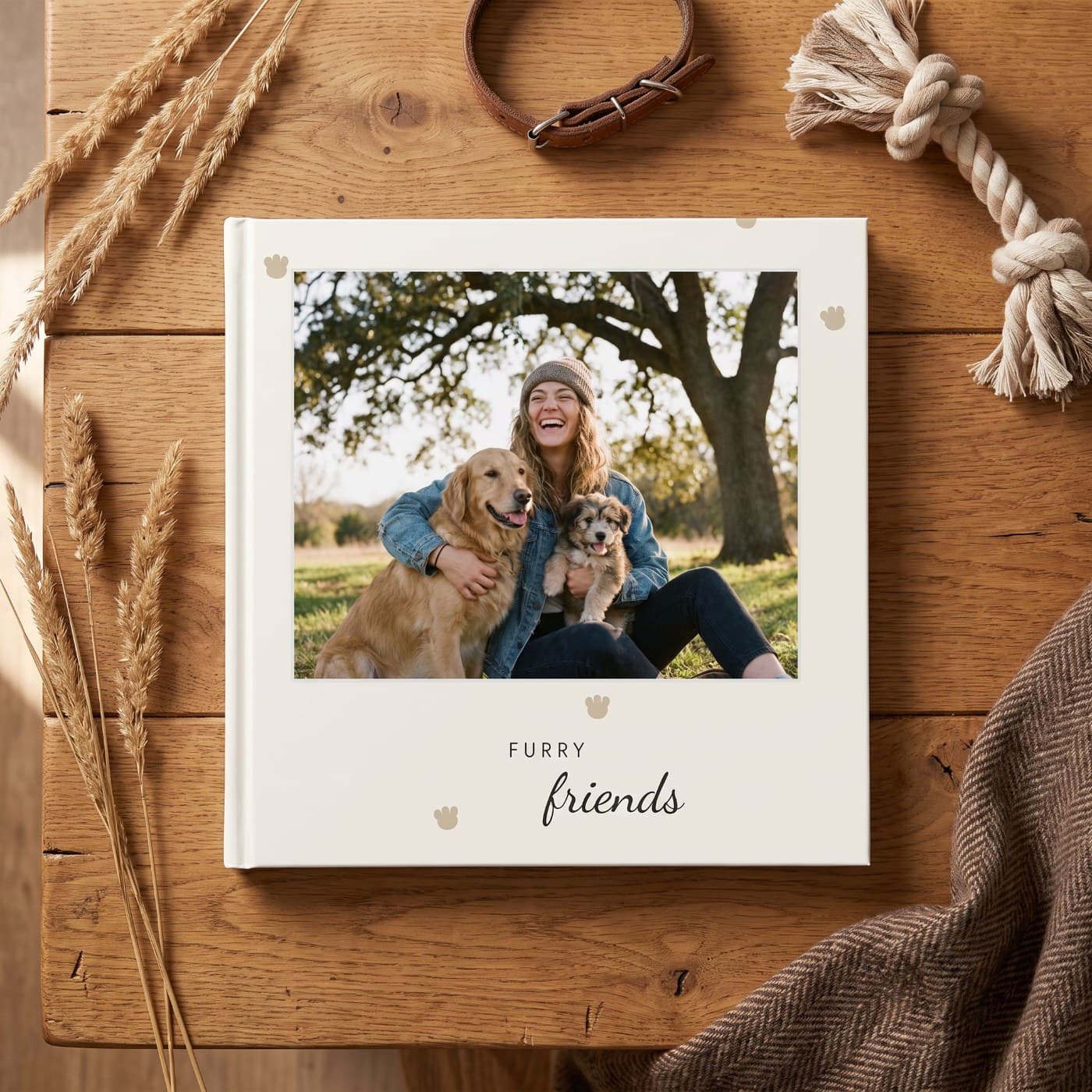 Furry Friends — Fotobuch, 21 × 21 cm