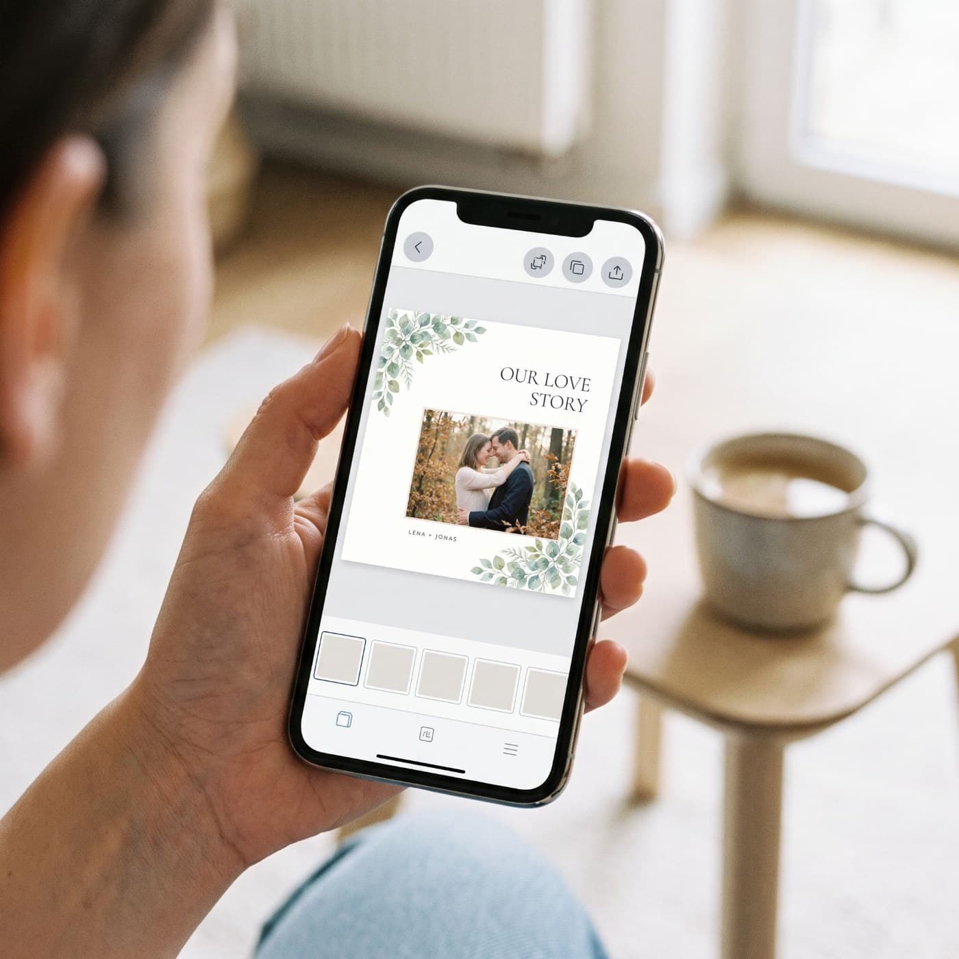 „Our Love Story" wird am Handy gestaltet