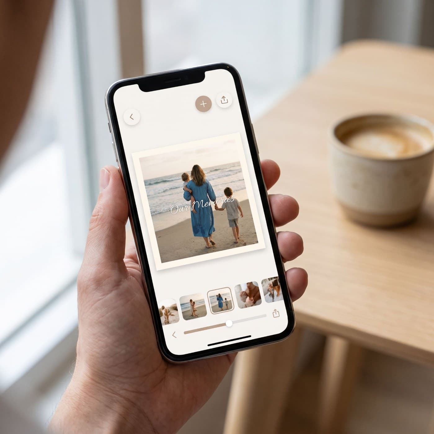 „Unsere Erinnerungen" wird am Handy gestaltet