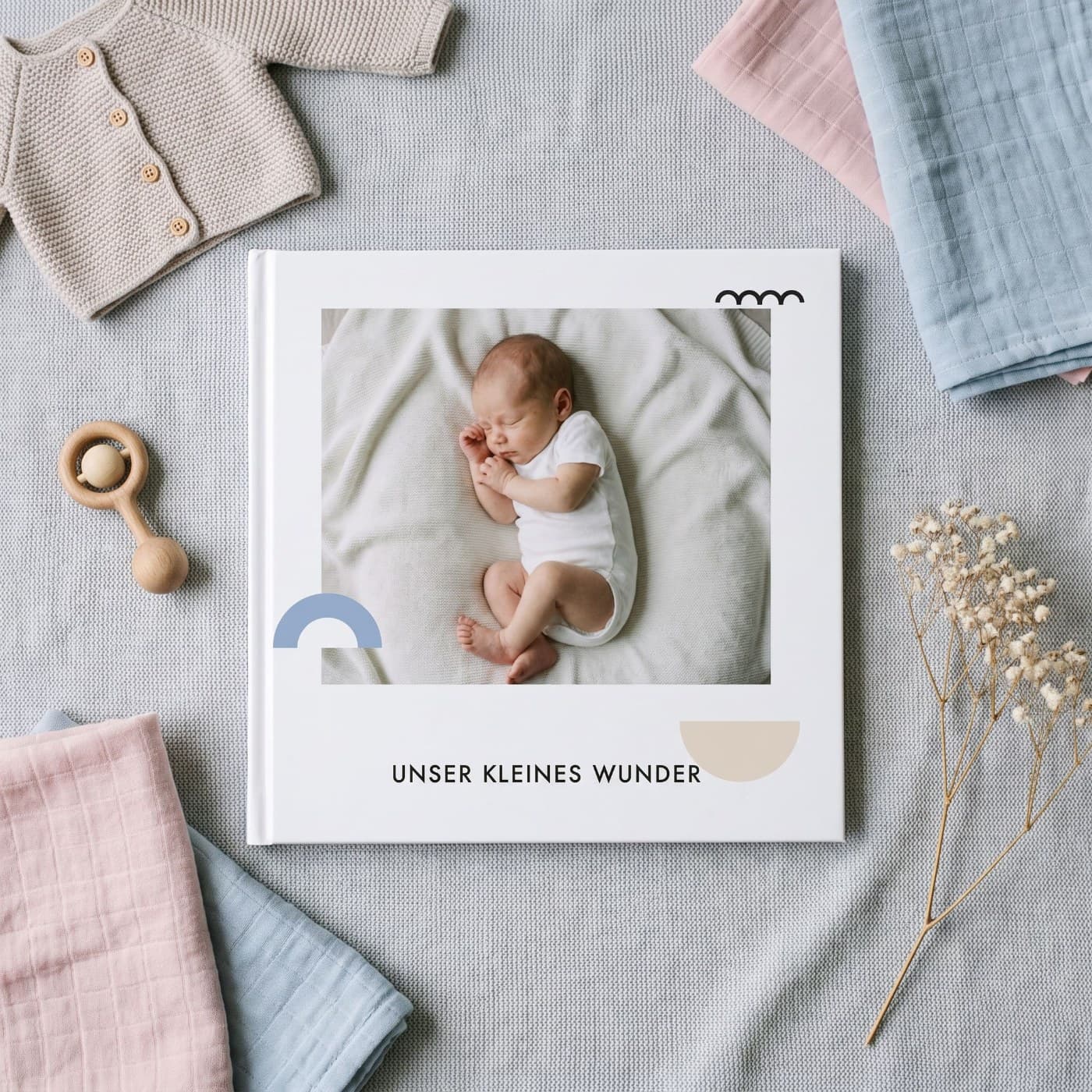 Unser kleines Wunder — Fotobuch, 21 × 21 cm