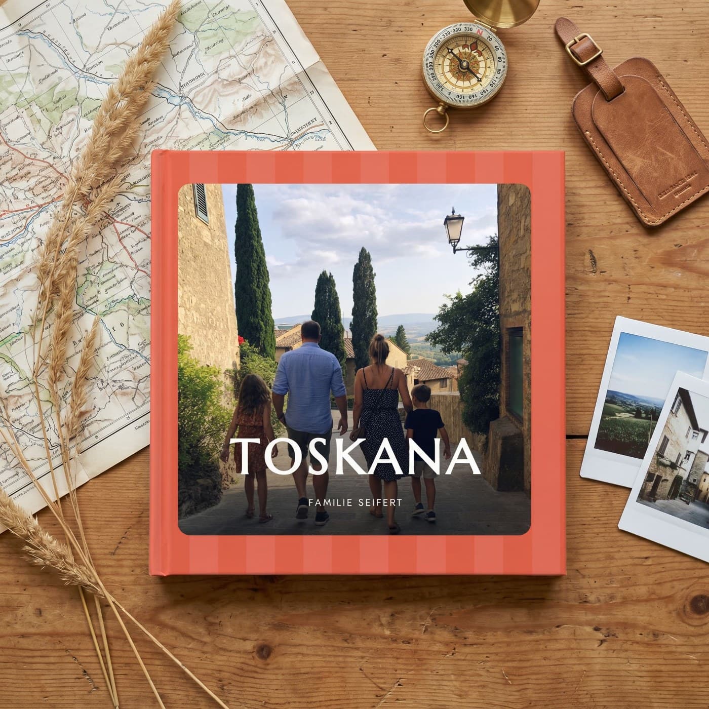 Toskana — Fotobuch, 21 × 21 cm