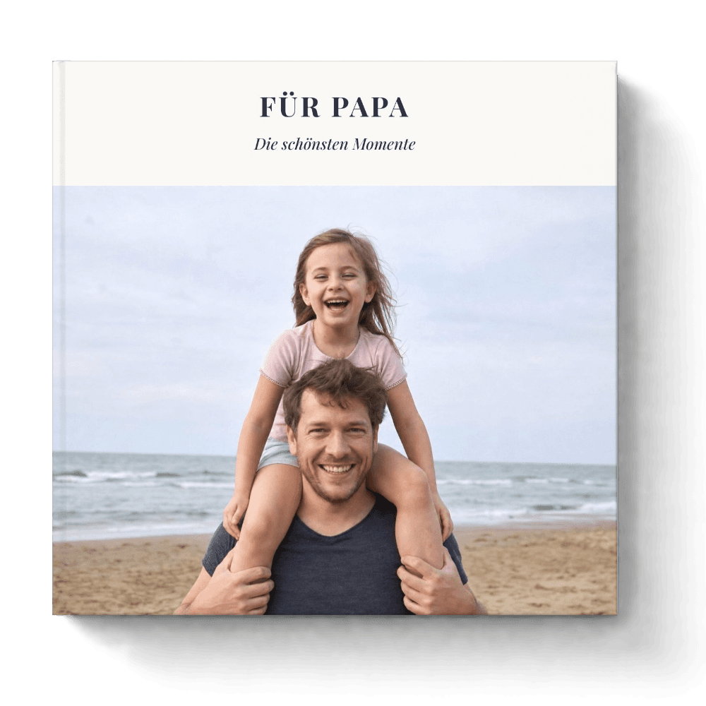 Beispiel: Fotobuch „Für Papa“