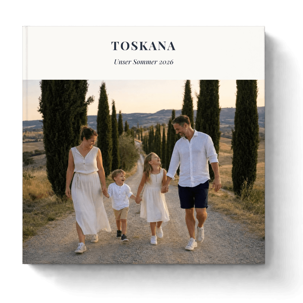 Beispiel: Fotobuch „Toskana“